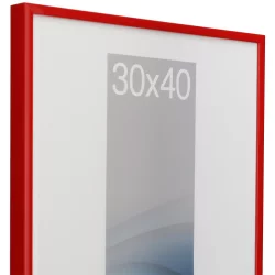 Bilderrahmen Alurahmen Superba Karminrot 3002