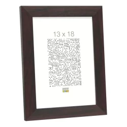 Bilderrahmen Kunststoff-Bilderrahmen Lucas Mahagoni