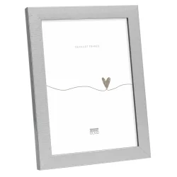 Bilderrahmen Kunststoff-Bilderrahmen Amber silber-schwarz