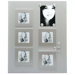 Magnetwand mit 5 Rahmen