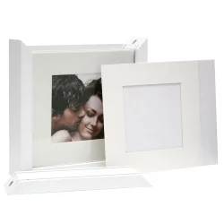 Bilderrahmen Fotodose mit Passepartouts und selbstklebendem Karton