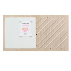 Memoboard (MDF), magnetisch &amp; mit Schnüren