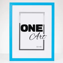 Bilderrahmen Holz-Bilderrahmen Batino Blau