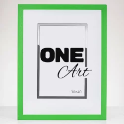 Bilderrahmen Holz-Bilderrahmen Batino Gr&uuml;n