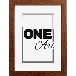 Bilderrahmen Kunststoff-Bilderrahmen California Braun