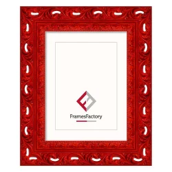 Bilderrahmen Barock-Bilderrahmen Donna rot