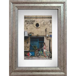 Bilderrahmen Kunststoff-Bilderrahmen Nebraska silber