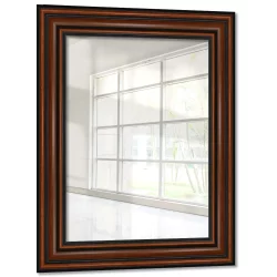 Bilderrahmen Wandspiegel Zuschnitt Gurara Nussbaum