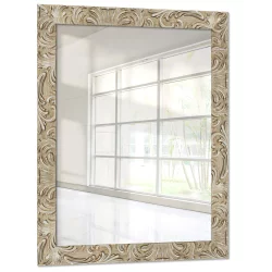 Bilderrahmen Wandspiegel Kalandula Silber hell, seidenmatt