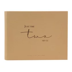Fotoalbum/Gästebuch "Just the two of us" mit 50 weißen Seiten, 23x29 cm