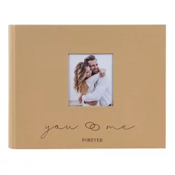 Fotoalbum/Gästebuch "You & Me forever" mit 50 weißen Seiten, 23x29 cm