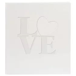 Gästebuch Pure Love mit 176 weißen Seiten, 23x25 cm