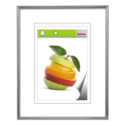 Bilderrahmen Kunststoff-Bilderrahmen Sevilla Silbermatt