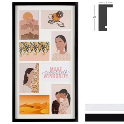 Galerierahmen Piano (MDF) für 8 Bilder