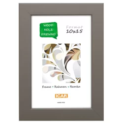 Bilderrahmen Holz-Bilderrahmen Kaelis Dunkelgrau