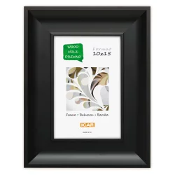 Bilderrahmen Holz-Bilderrahmen Caelen Schwarz