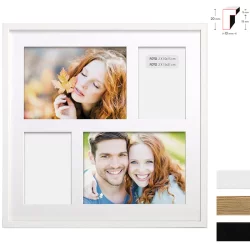 Bilderrahmen Galerierahmen aus Holz Avoro für 4 Bilder 10x15 cm, 15x21 cm