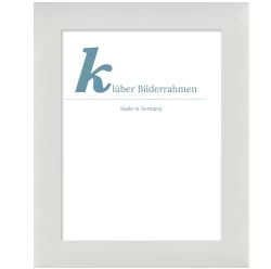 Giga Alu-Bilderrahmen Silber matt, kreuzgeb&uuml;rstet