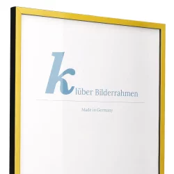 Bilderrahmen Holz-Bilderrahmen Calamar gelb-schwarz