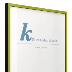 Bilderrahmen Holz-Bilderrahmen Calamar gr&uuml;n-schwarz