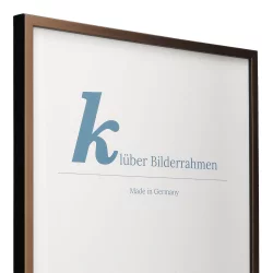 Holz-Bilderrahmen Calamar kupfer-schwarz