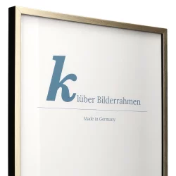 Bilderrahmen Holz-Bilderrahmen Calamar platin-schwarz