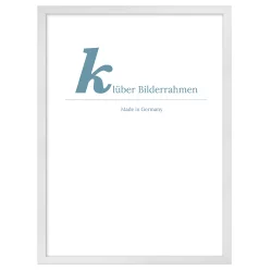 Alu-Bilderrahmen Javier Silber gl&auml;nzend, R&uuml;cken geb&uuml;rstet