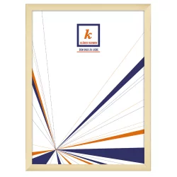 Bilderrahmen Alu-Bilderrahmen Sergio Ma&szlig;anfertigung Gold-gl&auml;nzend, R&uuml;cken geb&uuml;rstet