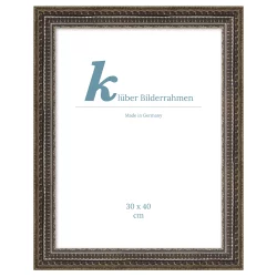 Barockrahmen Bilbao nach Ma&szlig; silber