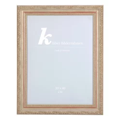 Bilderrahmen Barockrahmen Marbella Silber