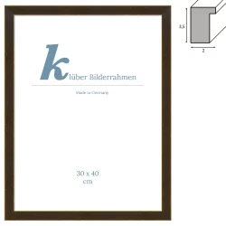 Bilderrahmen Holzrahmen M&eacute;rida fina nach Ma&szlig;