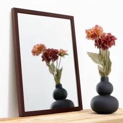 Bilderrahmen Wandspiegel Prisma Braun