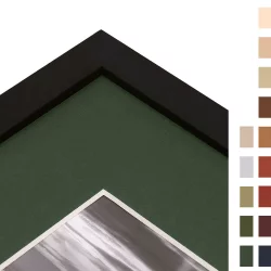 2,1 mm Strukturpapier-Passepartout mit individuellem Ausschnitt