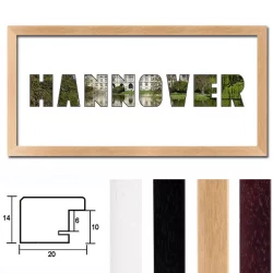 Regiorahmen &quot;Hannover&quot; mit Passepartout