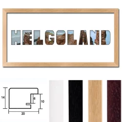 Regiorahmen &quot;Helgoland&quot; mit Passepartout