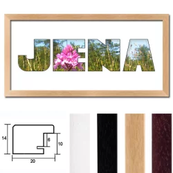 Regiorahmen &quot;Jena&quot; mit Passepartout