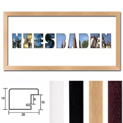 Regiorahmen &quot;Wiesbaden&quot; mit Passepartout