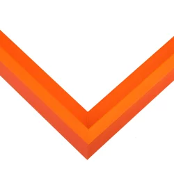 Schattenfugenrahmen Neon Neonorange