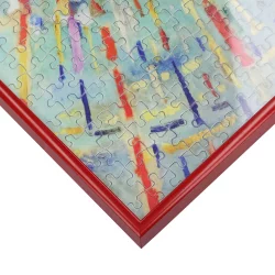 Alu-Puzzlerahmen f&uuml;r 1000 Teile rot RAL 3002