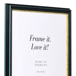 Bilderrahmen Holzrahmen Toulouse blau-gold