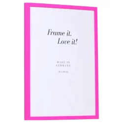 Bilderrahmen Holz-Bilderrahmen Neon neonpink
