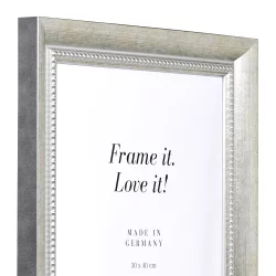 Bilderrahmen Barockrahmen Carcassonne Silber