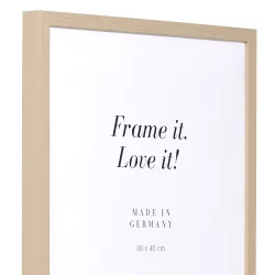 Bilderrahmen Holzrahmen Burgund hellbraun