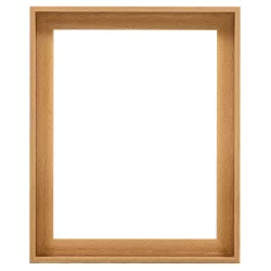 Bilderrahmen Schattenfugenrahmen Eclipse schmal eiche