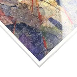 Bilderrahmen Kunststoff-Puzzlerahmen f&uuml;r 1000 Teile wei&szlig;