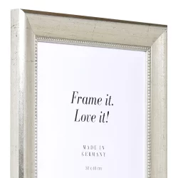 Bilderrahmen Barockrahmen Boulay breit silber