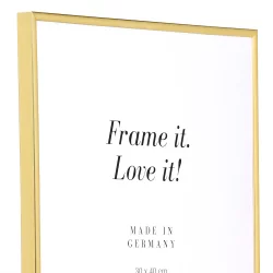 Kunststoffrahmen ART Maßanfertigung Gold
