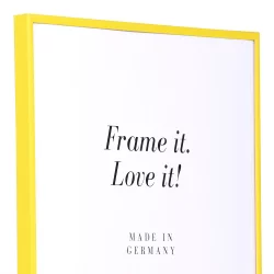 Bilderrahmen Kunststoffrahmen ART Gelb