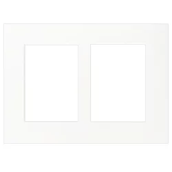 2,5 mm Passepartout in Museumsqualität, 24x30 cm (2x 10x15 cm)