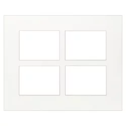 2,5 mm Passepartout in Museumsqualit&auml;t, 30x40 cm (4x 10x15 cm)